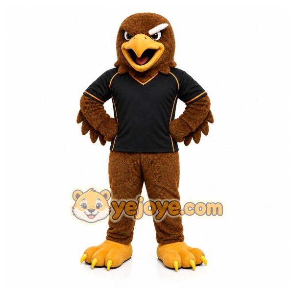 Brown Eagle Mascot Costume for Sports Events