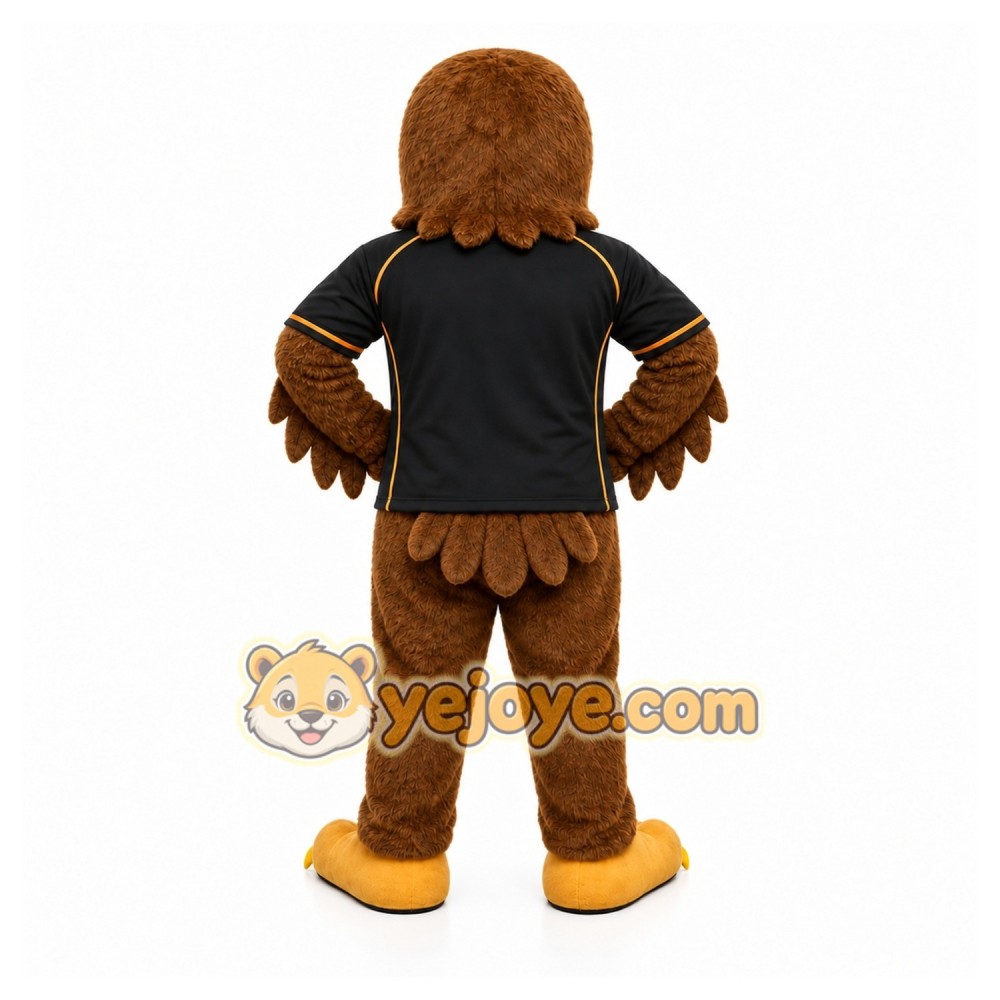 Brown Eagle Mascot Costume for Sports Events Brown Eagle Mascot Costume for Sports Events