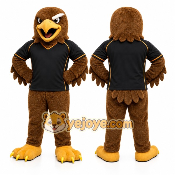 Brown Eagle Mascot Costume for Sports Events