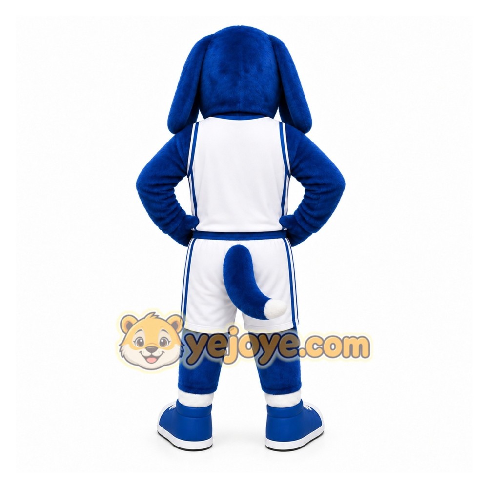 Blue Dog Mascot Costume for Sports Events Blue Dog Mascot Costume for Sports Events