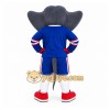 Blue Stingray Mascot Costume for Sports Events Blue Stingray Mascot Costume for Sports Events
