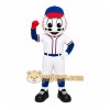 White Baseball Head Character Mascot Costume for Sports Events White Baseball Head Character Mascot Costume for Sports Events