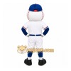 White Baseball Head Character Mascot Costume for Sports Events White Baseball Head Character Mascot Costume for Sports Events