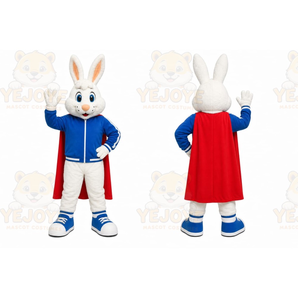 White Rabbit Mascot Costume for Children's Events