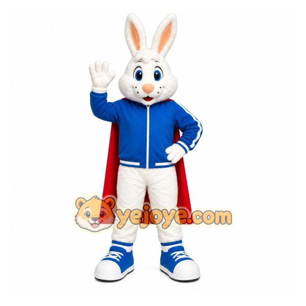 White Rabbit Mascot Costume for Children's Events White Rabbit Mascot Costume for Children's Events