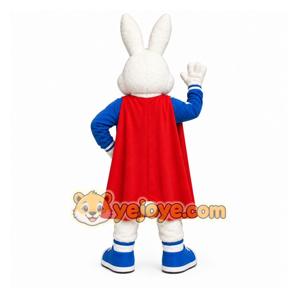 White Rabbit Mascot Costume for Children's Events White Rabbit Mascot Costume for Children's Events