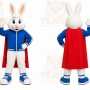 White Rabbit Mascot Costume for Children's Events