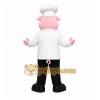 White Pig Chef Mascot Costume for Restaurant Promotions White Pig Chef Mascot Costume for Restaurant Promotions