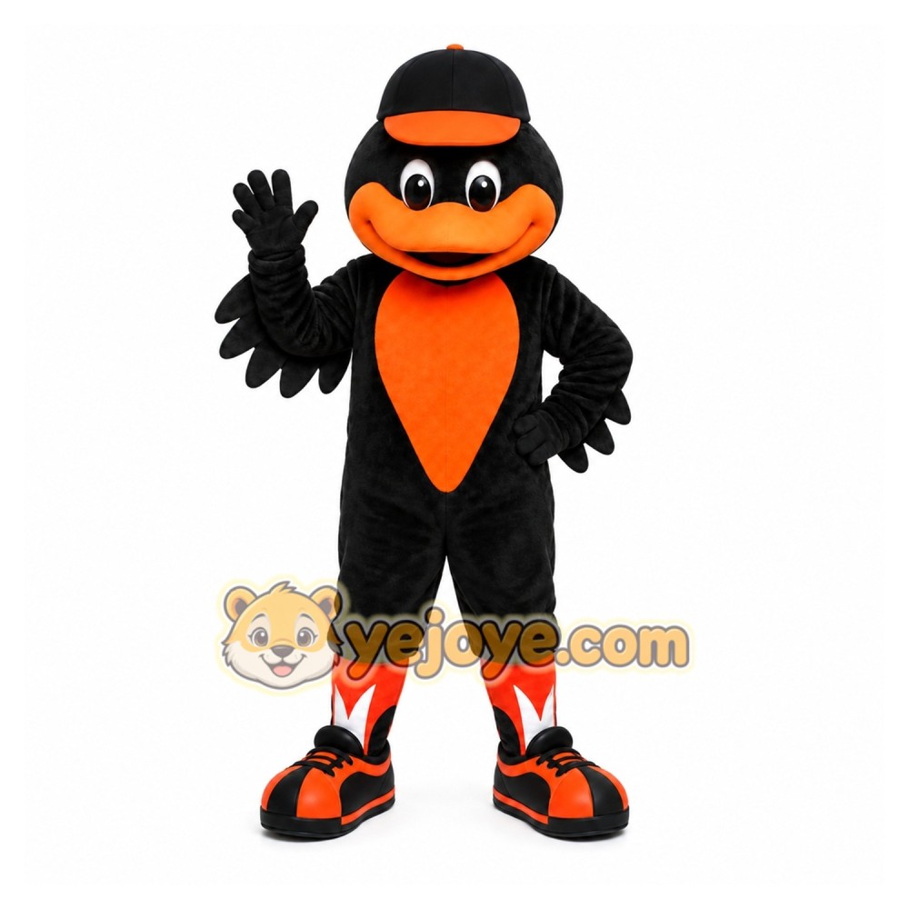 Black Bird Mascot Costume for Sports Events Black Bird Mascot Costume for Sports Events