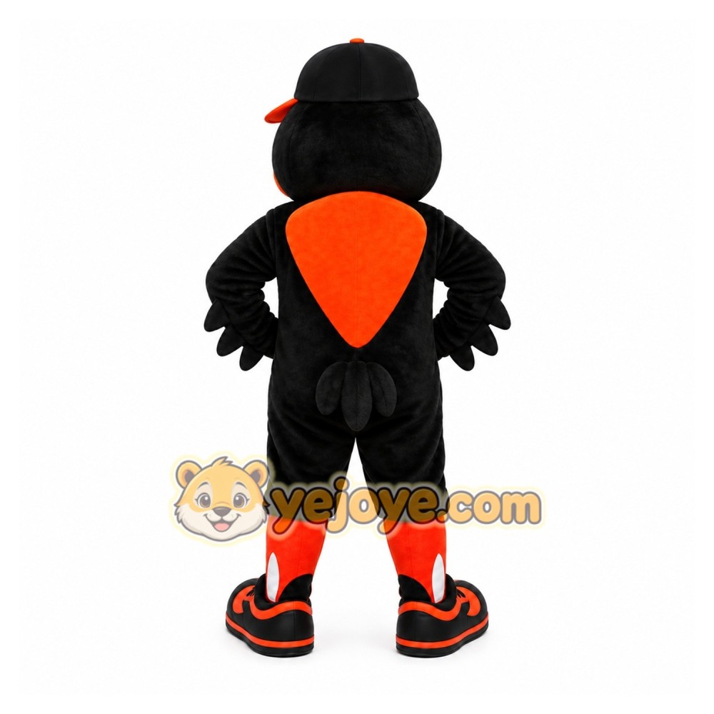 Black Bird Mascot Costume for Sports Events Black Bird Mascot Costume for Sports Events