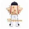 Beige Spiked Baseball Mascot Costume for Sports Events Beige Spiked Baseball Mascot Costume for Sports Events