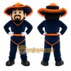 Blue Musketeer Mascot Costume for Events and Promotions Blue Musketeer Mascot Costume for Events and Promotions