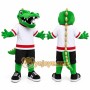 Green Alligator Mascot Costume for Sports Events