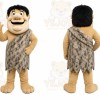 Tan Caveman Mascot Costume for Events and Promotions
