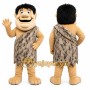 Tan Caveman Mascot Costume for Events and Promotions
