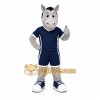 Gray Horse Mascot Costume for Sports Events Gray Horse Mascot Costume for Sports Events