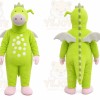 Green Dragon Mascot Costume for Children's Events