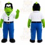 Green Alligator Mascot Costume for Restaurant Promotions