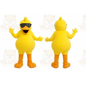 Yellow Duck Mascot Costume for Children's Events