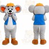 Gray Mouse Mascot Costume for Children's Events