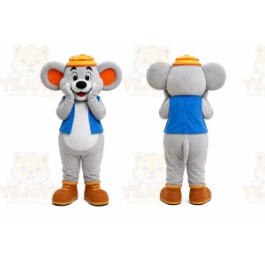 Gray Mouse Mascot Costume for Children's Events
