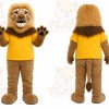 Brown Lion Mascot Costume for School Events