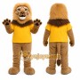 Brown Lion Mascot Costume for School Events