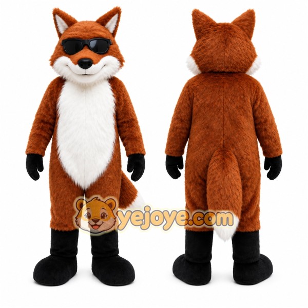 Brown Fox Mascot Costume for Events and Promotions