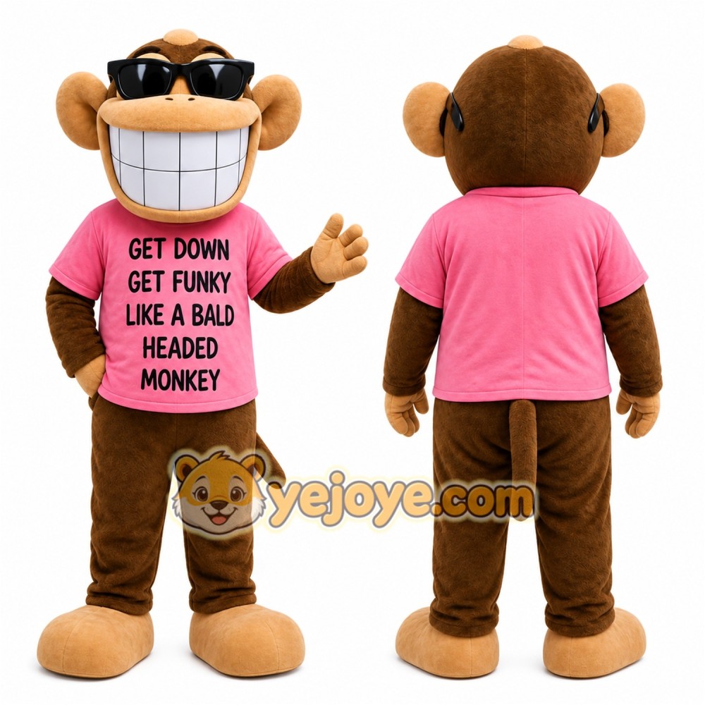 Brown Monkey Mascot Costume for Events and Promotions Brown Monkey Mascot Costume for Events and Promotions