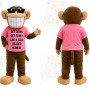 Brown Monkey Mascot Costume for Events and Promotions