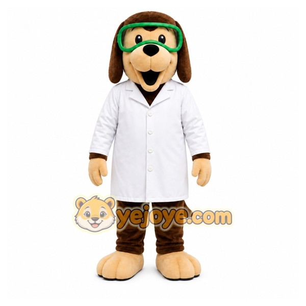 Brown Dog Mascot Costume for Events and Promotions