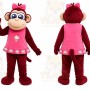 Red Monkey Mascot Costume for Children's Events