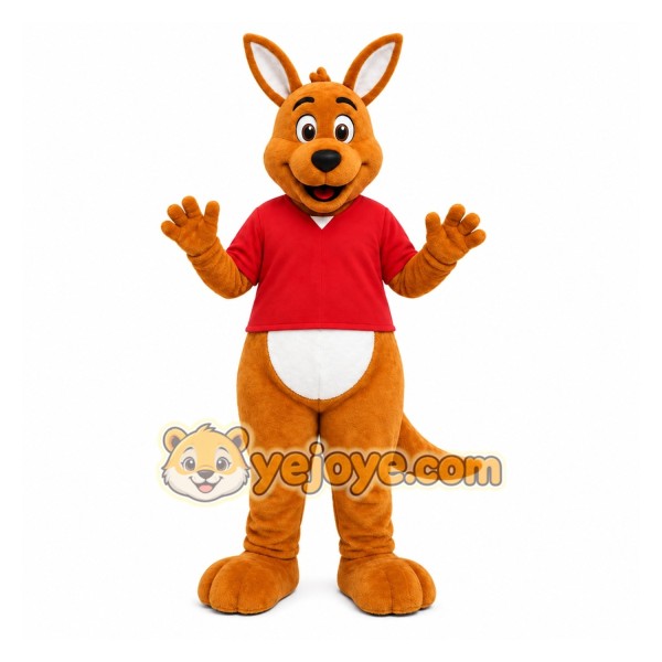 Brown Kangaroo Mascot Costume for Children's Events