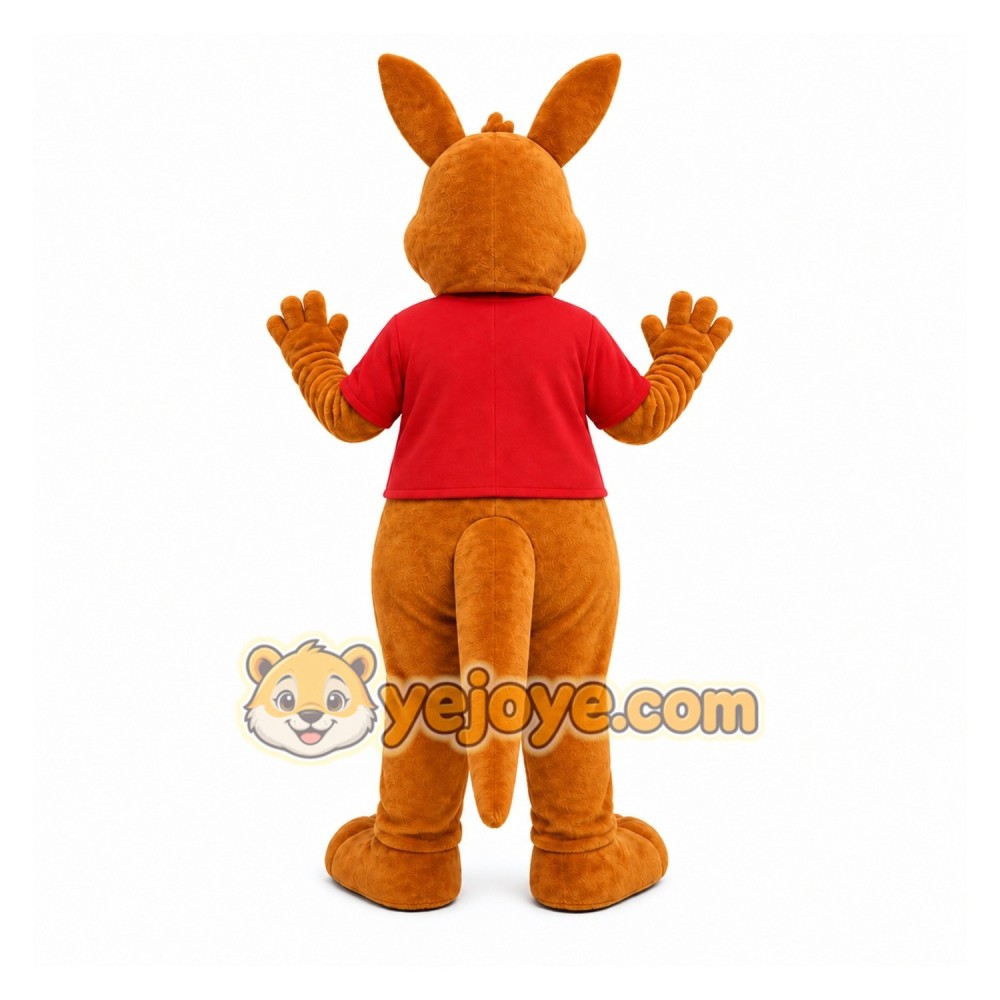 Brown Kangaroo Mascot Costume for Children's Events