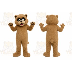 Brown Raccoon Mascot Costume for Events and Promotions
