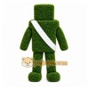 Green Topiary Robot Mascot Costume for Events and Promotions
