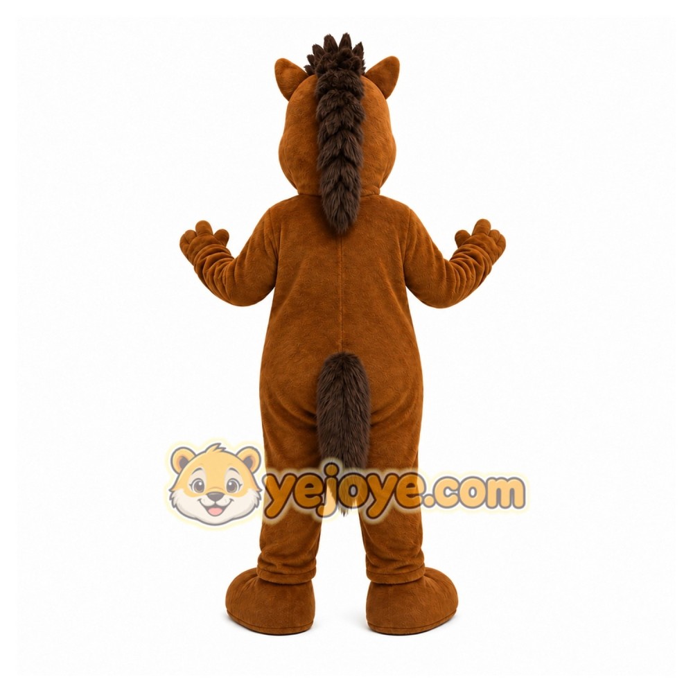 Brown Horse Mascot Costume for Sports Events Brown Horse Mascot Costume for Sports Events