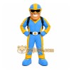 Blue Skydiver Mascot Costume for Events and Promotions Blue Skydiver Mascot Costume for Events and Promotions
