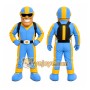 Blue Skydiver Mascot Costume for Events and Promotions
