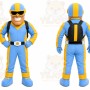 Blue Skydiver Mascot Costume for Events and Promotions