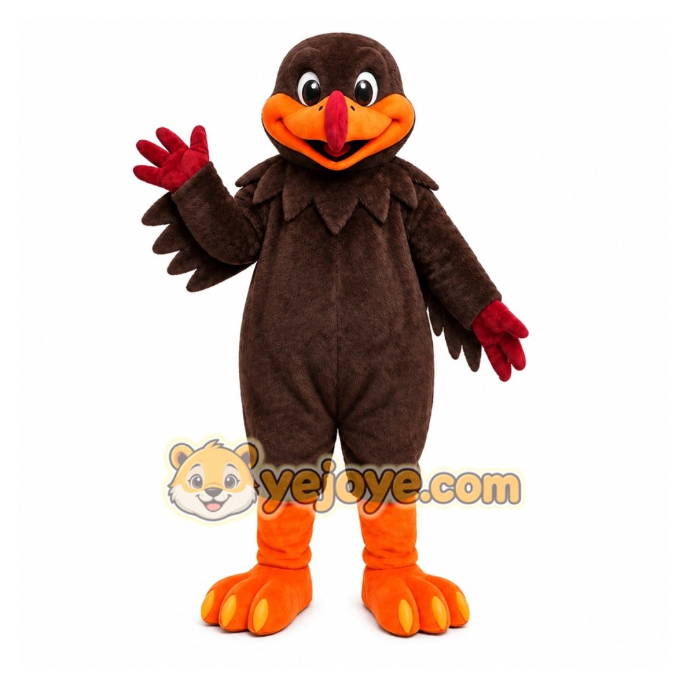 Brown Bird Mascot Costume for School Events Brown Bird Mascot Costume for School Events