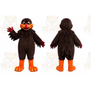 Brown Bird Mascot Costume for School Events
