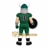 Green Viking Warrior Mascot Costume for Sports Events