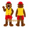 Brown Beaver Mascot Costume for Children's Events Brown Beaver Mascot Costume for Children's Events
