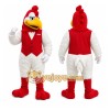 White Chicken Mascot Costume for Restaurant Promotions White Chicken Mascot Costume for Restaurant Promotions