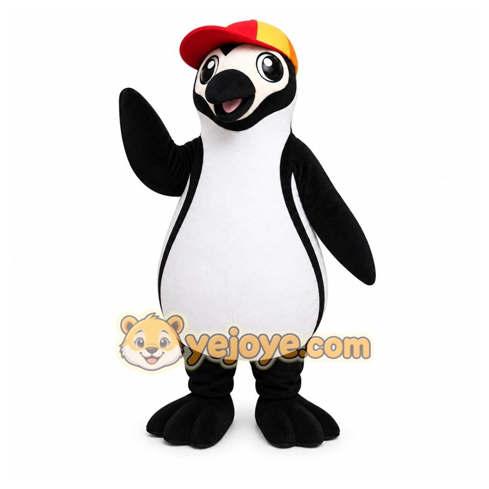 Black Penguin Mascot Costume for Events and Promotions Black Penguin Mascot Costume for Events and Promotions