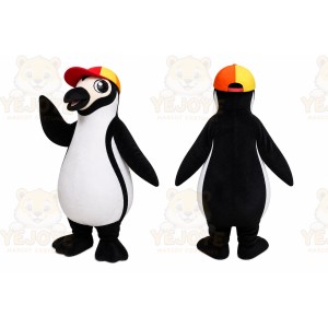 Black Penguin Mascot Costume for Events and Promotions