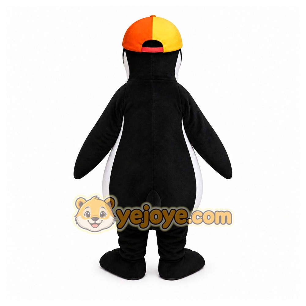 Black Penguin Mascot Costume for Events and Promotions Black Penguin Mascot Costume for Events and Promotions