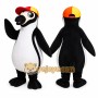 Black Penguin Mascot Costume for Events and Promotions