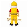 Yellow Construction Worker Mascot Costume for Events and Promotions Yellow Construction Worker Mascot Costume for Events and Promotions
